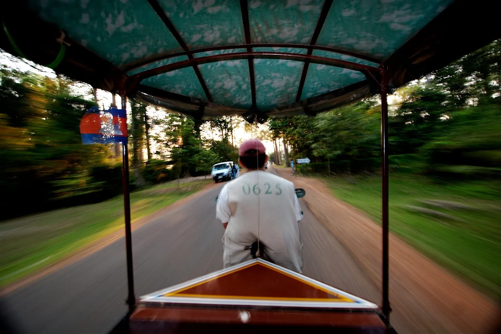 View from a Tuk-tuk, Angkor Wat, Cambodia