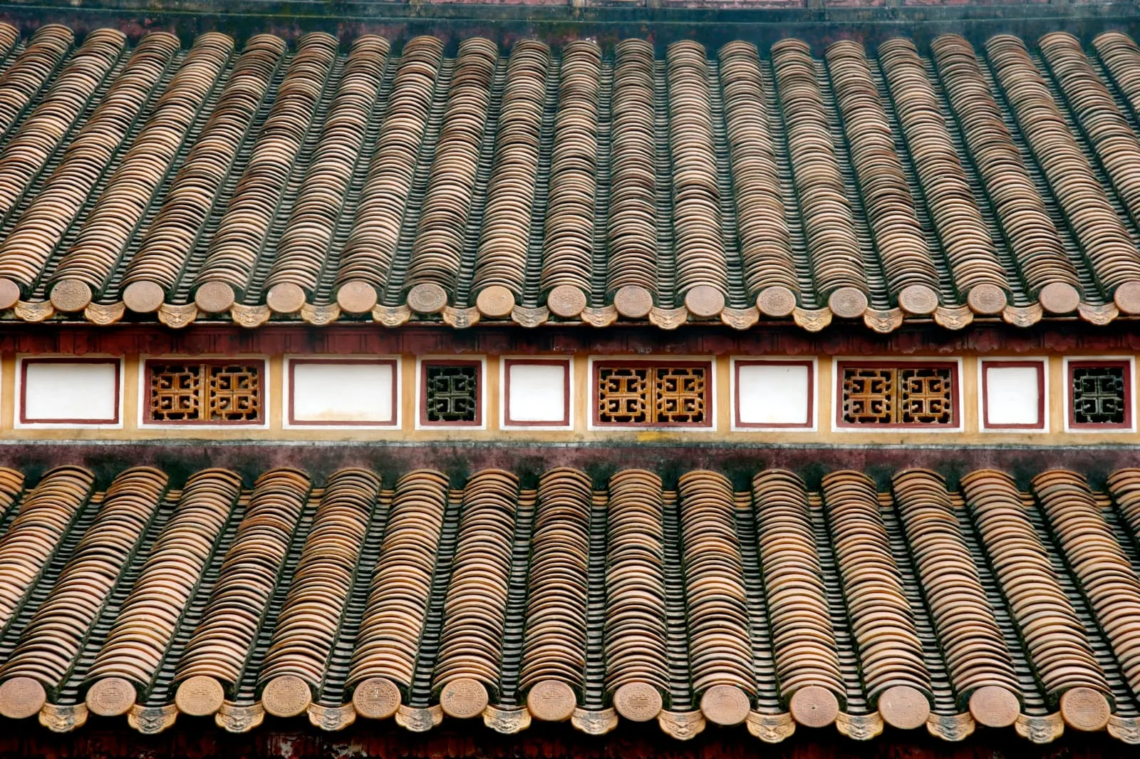 Vietnamese Temple Roof Tile