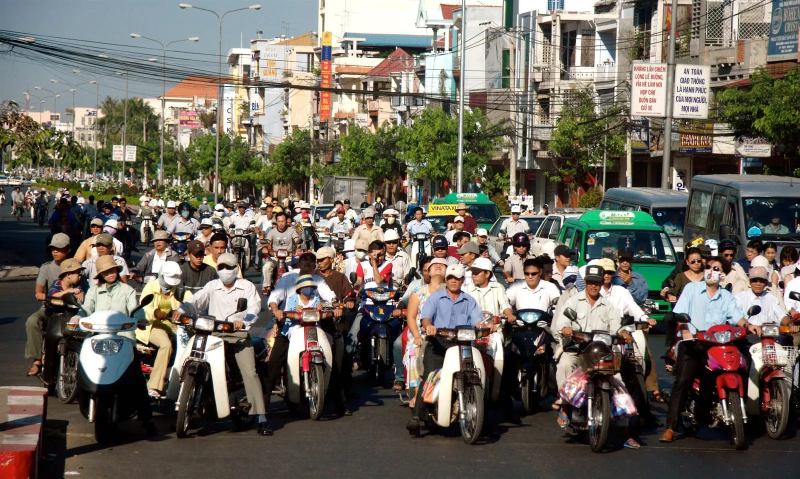 Motorbikes in Saigon