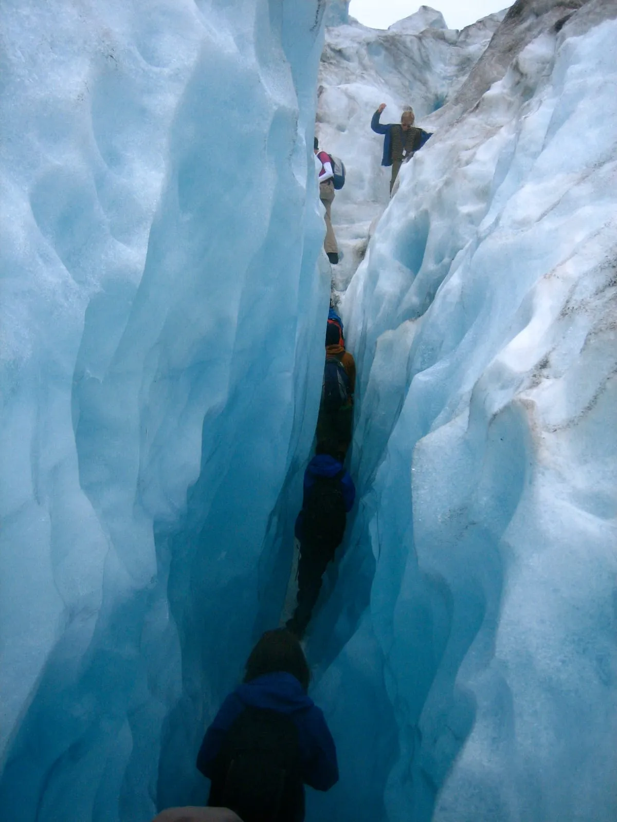 Tight Fit through the Franz Joseph Glacier, New Zealand