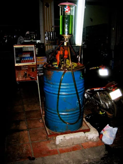 Gas Station in Cambodia