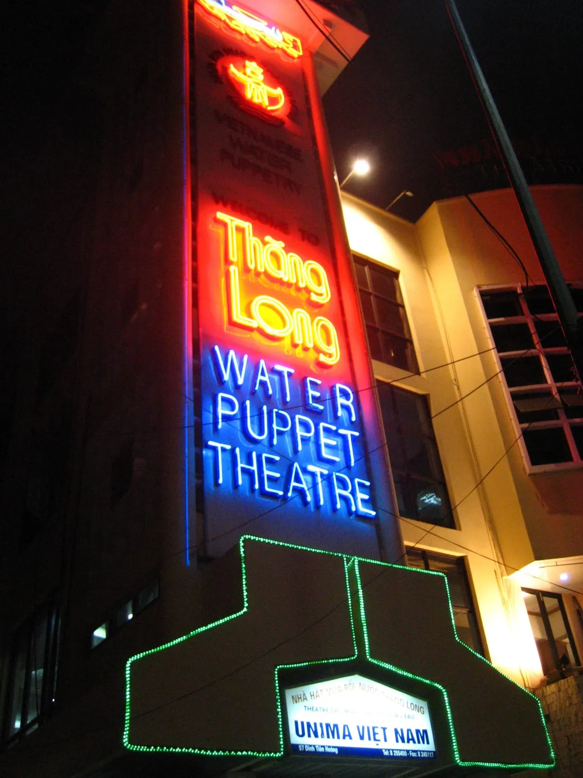 Water Puppet Theatre, Hanoi Vietnam