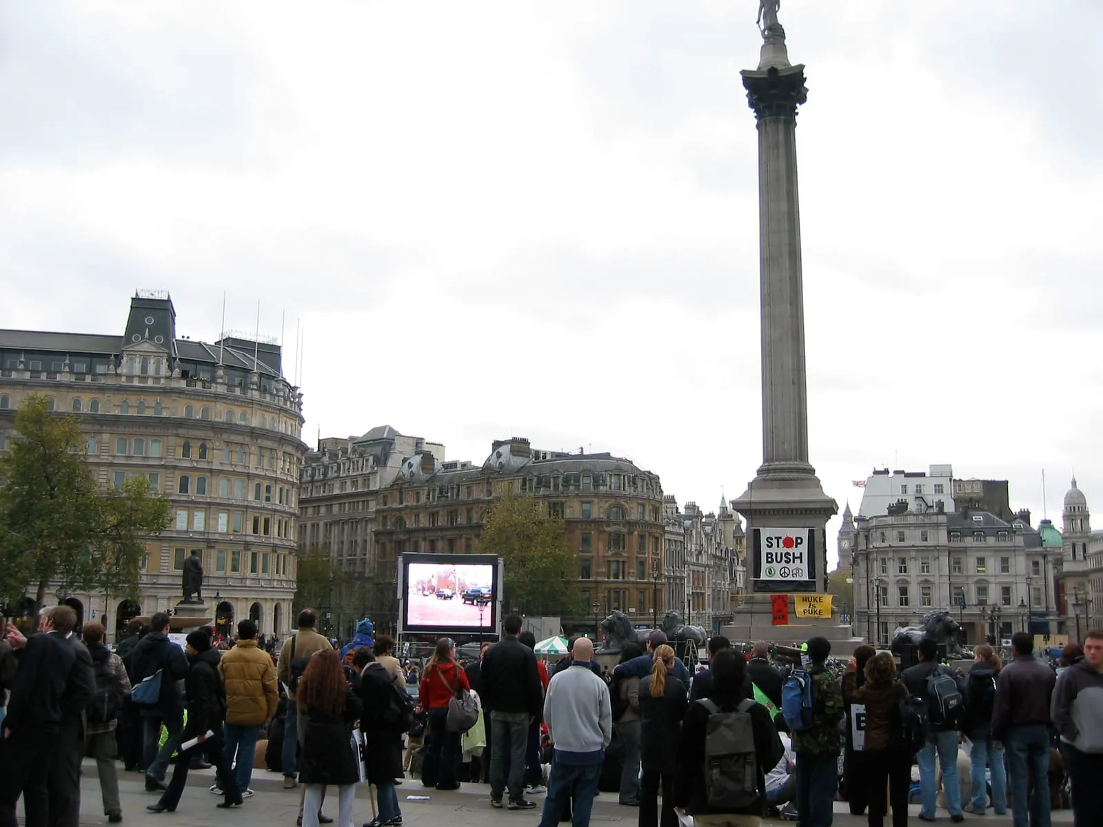 Iraq War Protest, Trafalgar Square, London November 2003