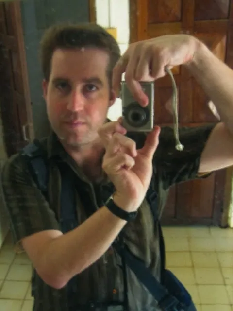 Grubby self-portrait on Expedition #4