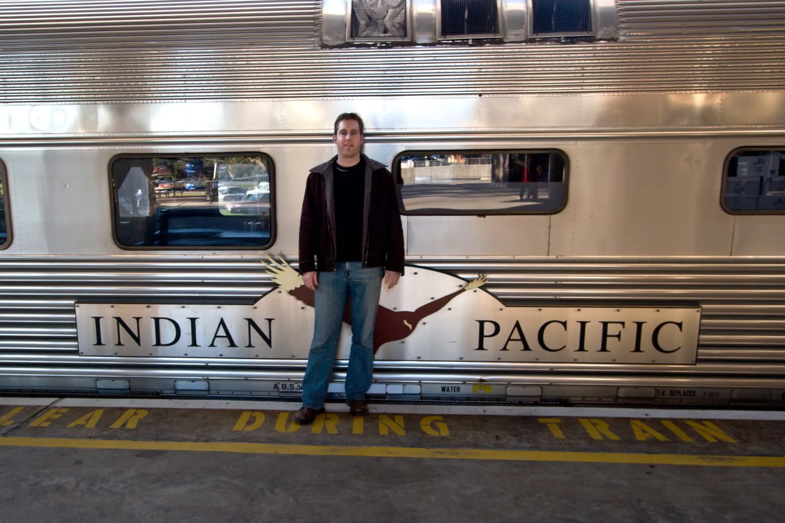 Beginning the Indian Pacific Adventure