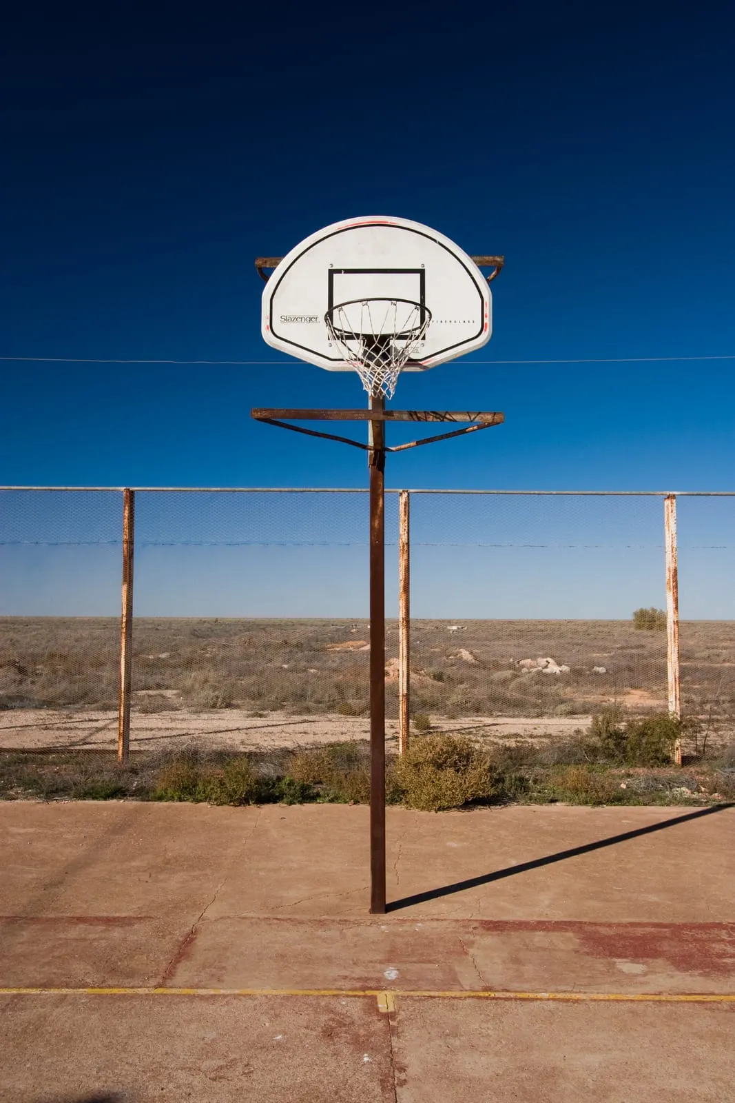 Lonliest Basketball Court in the World