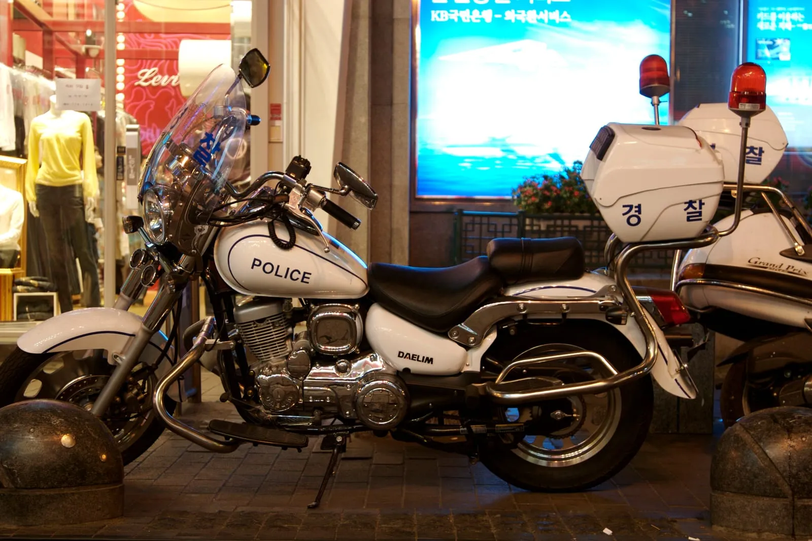 Korean Police Motorbike