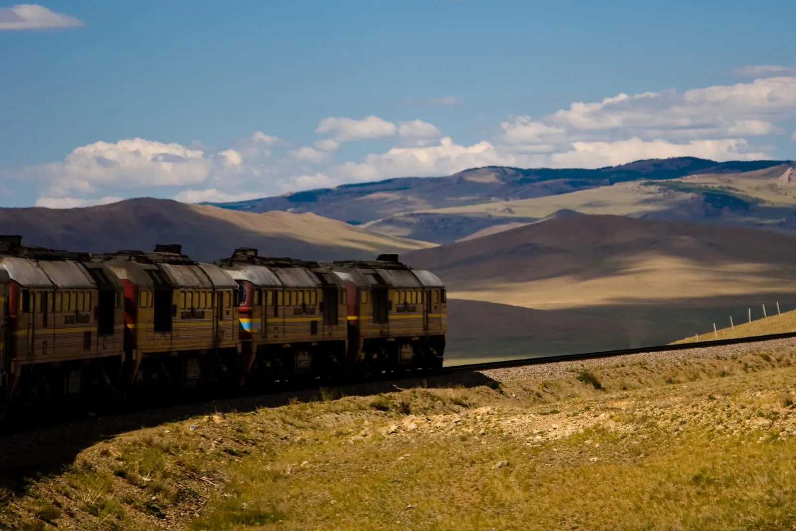 Trans-siberian heading to Mongolia