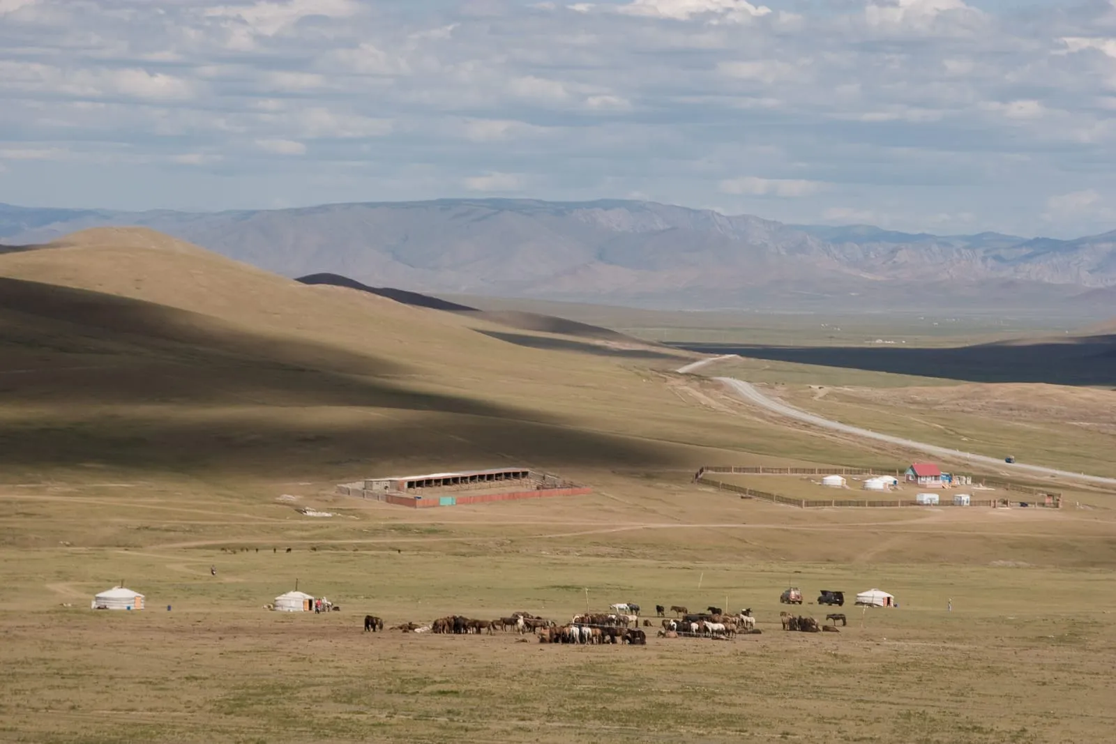 Entering Mongolia