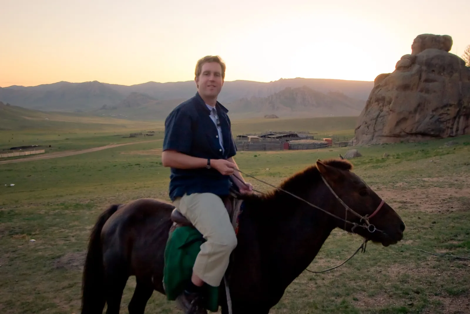 I'm on a horse