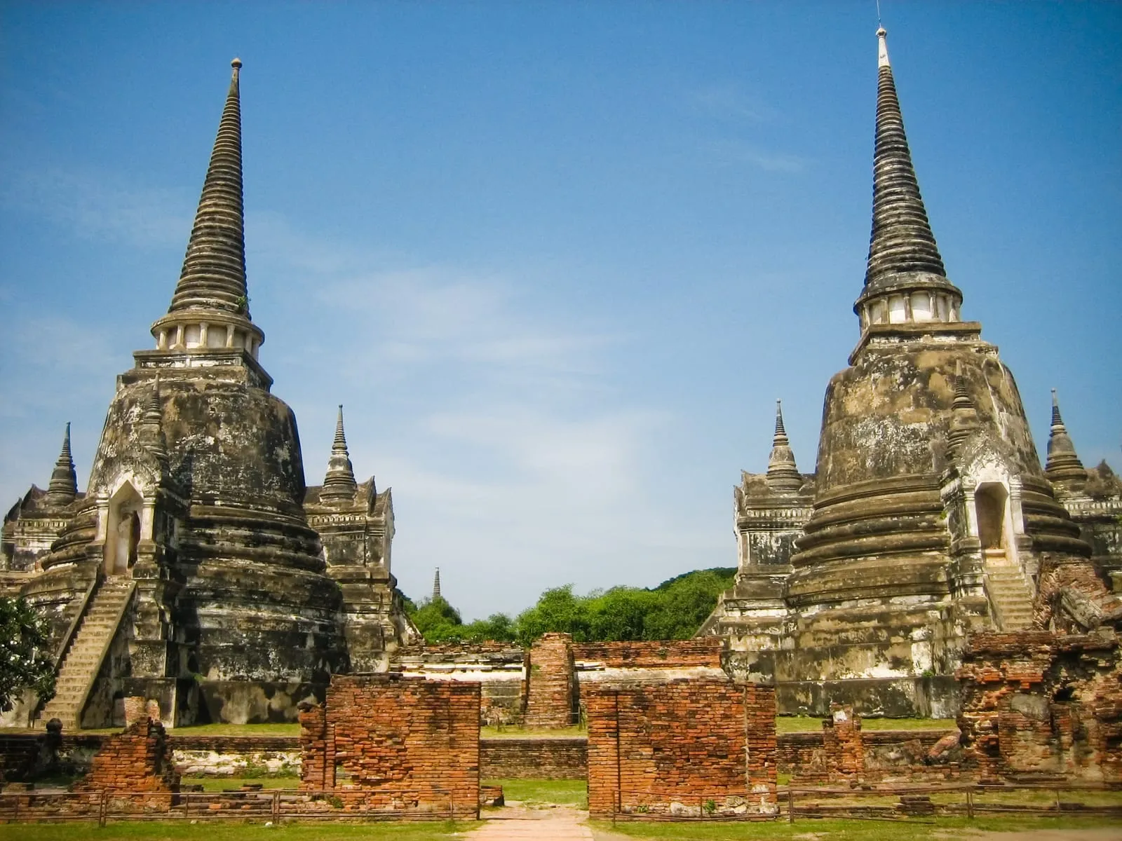 Temples at Ayuthaya, Thailand