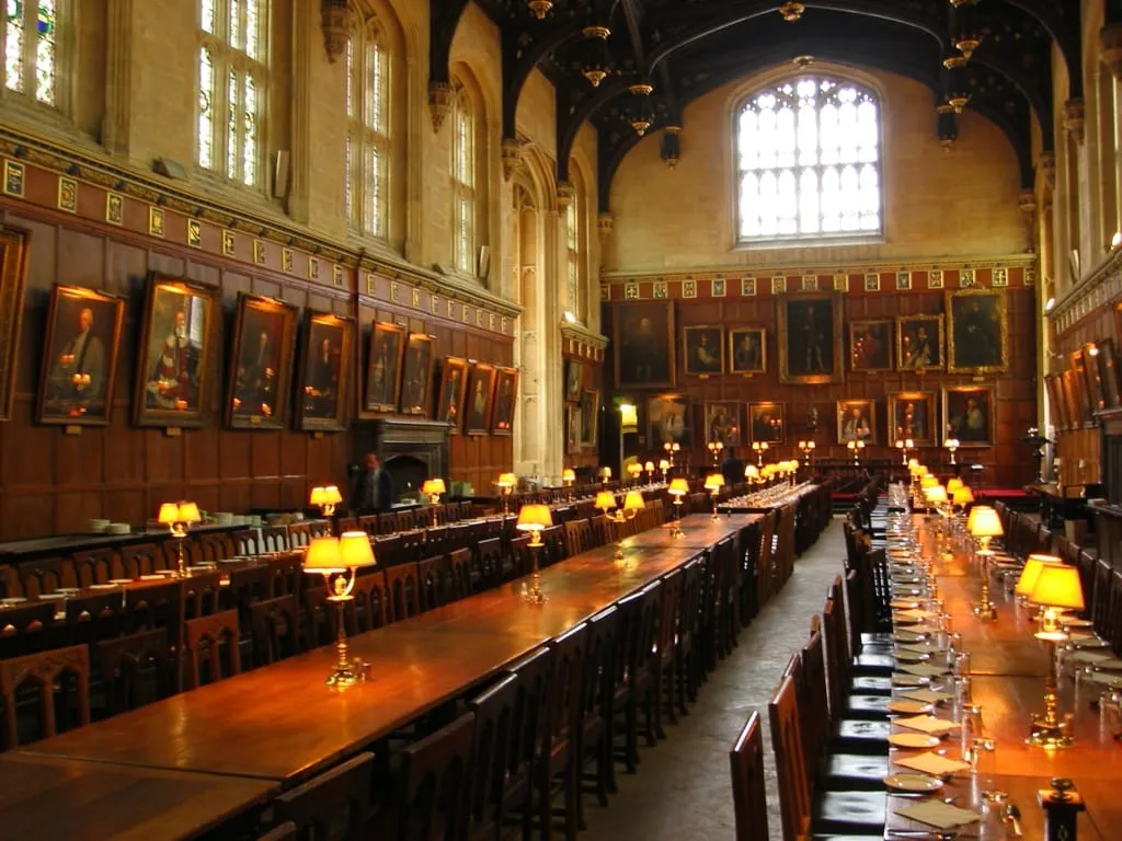 Christchurch College Dinning Commons in Oxford