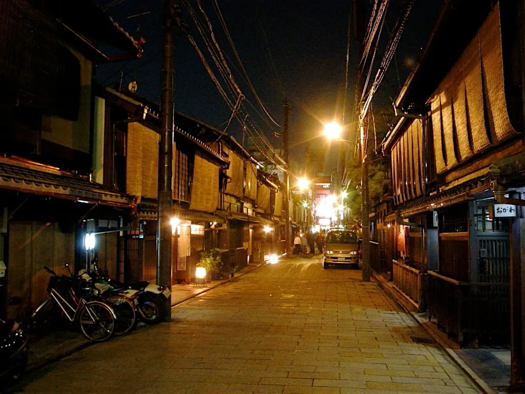 Kyoto at night