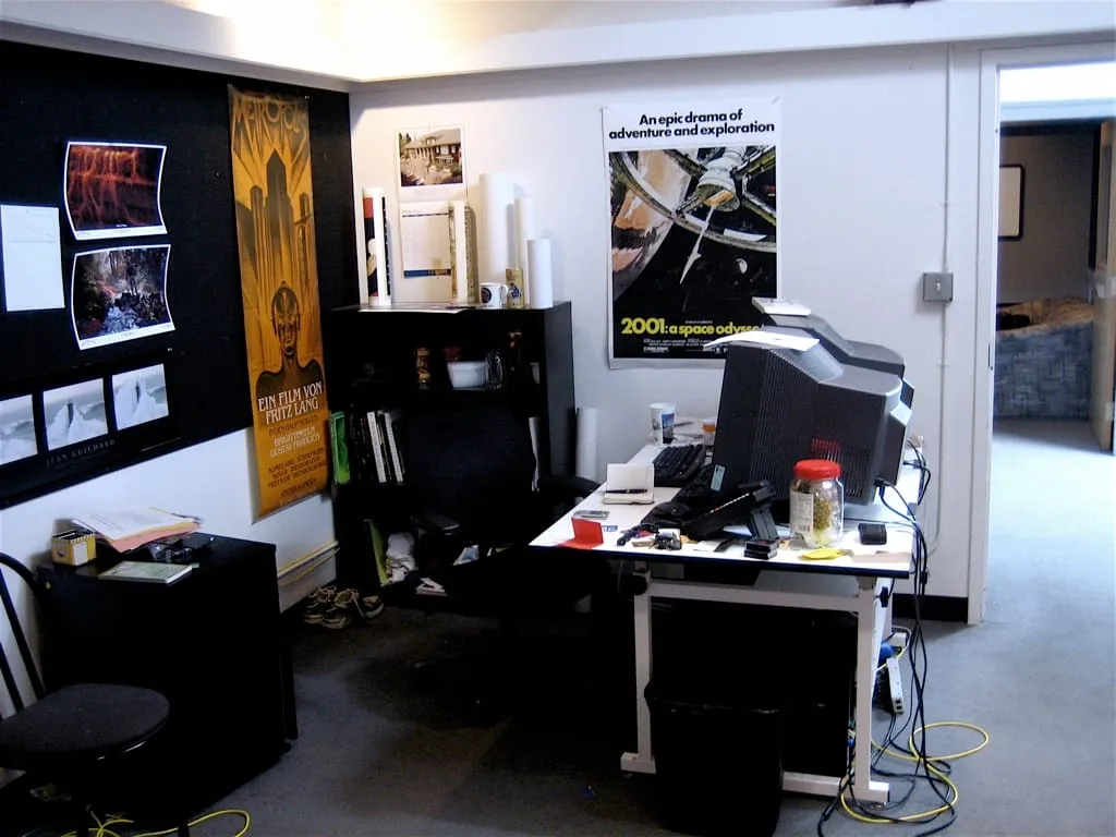 My office at the Kerner Optical Research Lab, ILM