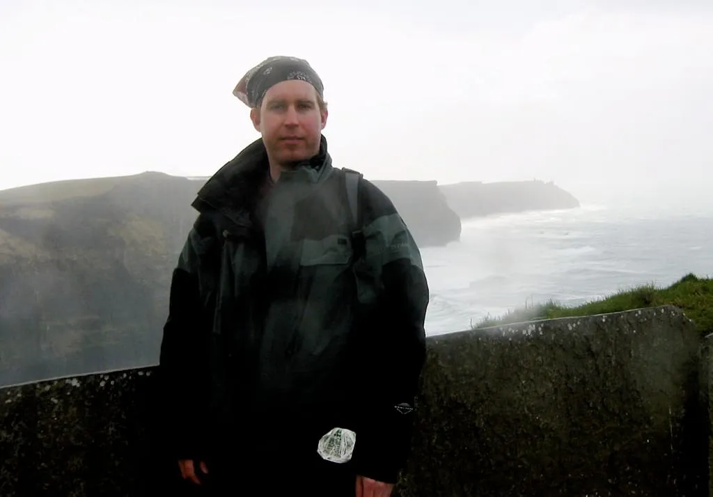 Matt at the Cliffs of Moher