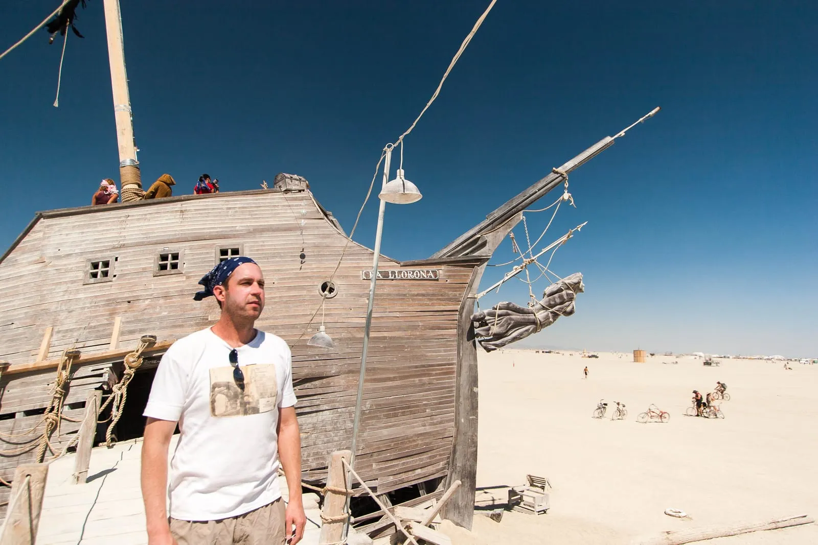 Me and pirate ship at Burning Man 2012